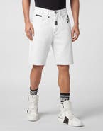 PHILIPP PLEIN Denim Formentera Shorts Basics Men