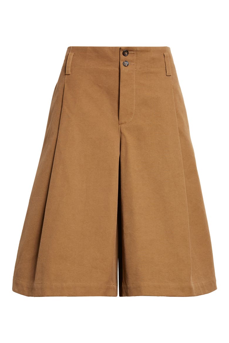 Garment Dye Organic Cotton Canvas Bermuda Shorts, Alternate, color, MUSTARD BROWN