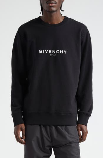 Givenchy Reverse Logo Cotton Crewneck Sweatshirt Nordstrom