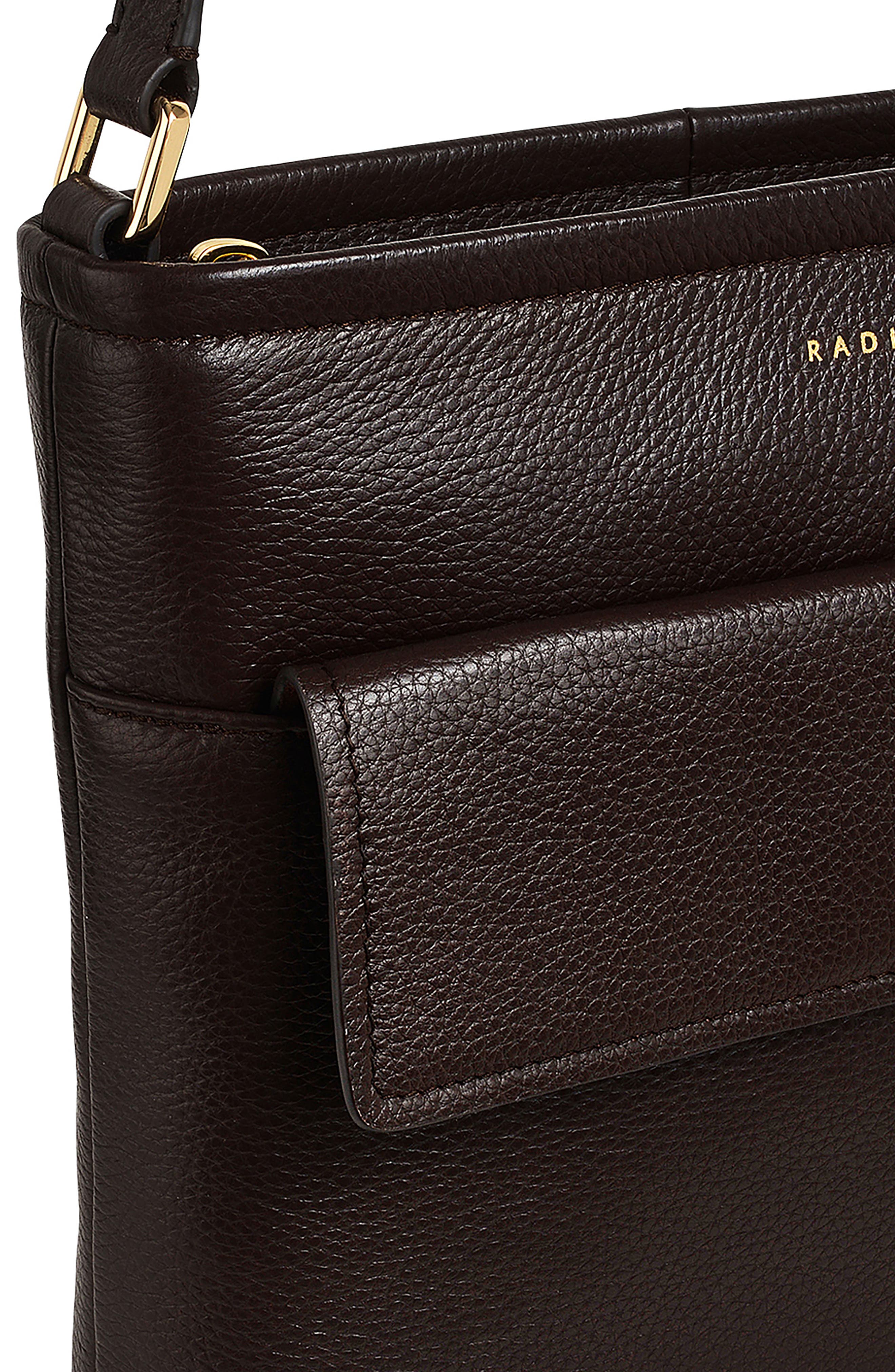 Radley Brompton Small Zip Top Crossbody Bag, Alternate, color, Dark Oak