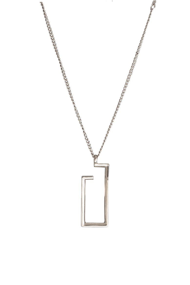Ionian Necklace, Main, color, Silver