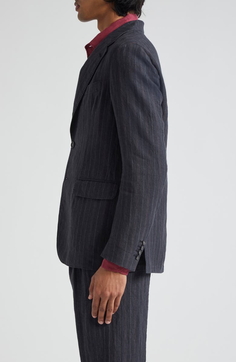Massimo Alba Catch 2 Stripe Linen Blazer, Alternate, color, 
