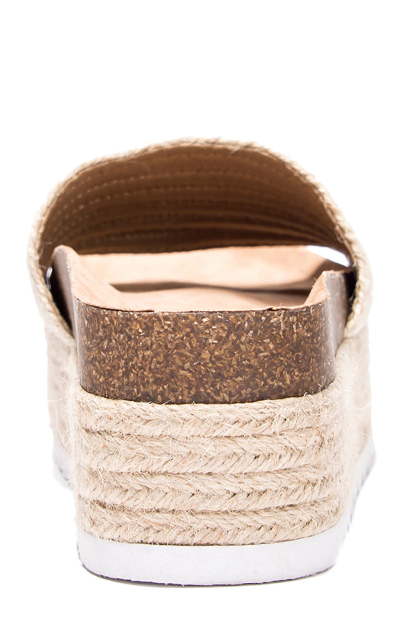 Palm Desert Platform Espadrille Slide Sandal, Alternate, color, NATURAL