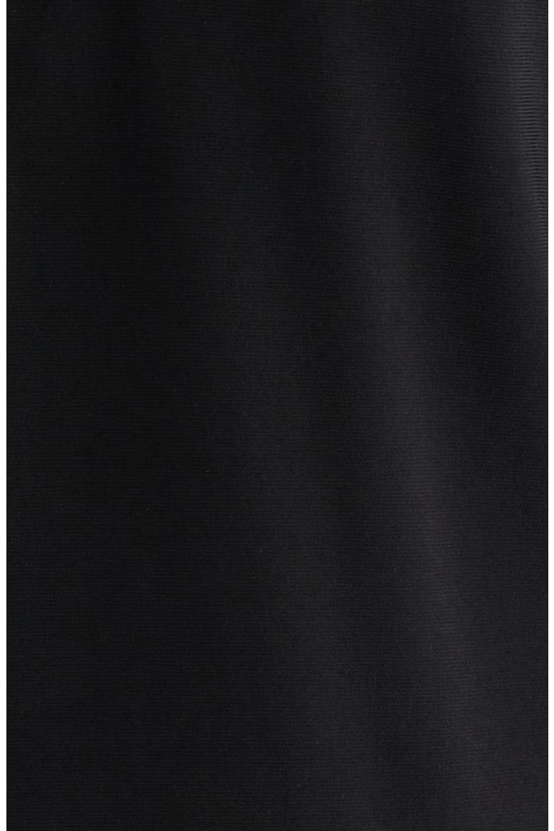 Pleat Neck Bell Sleeve Top, Alternate, color, ANNE BLACK
