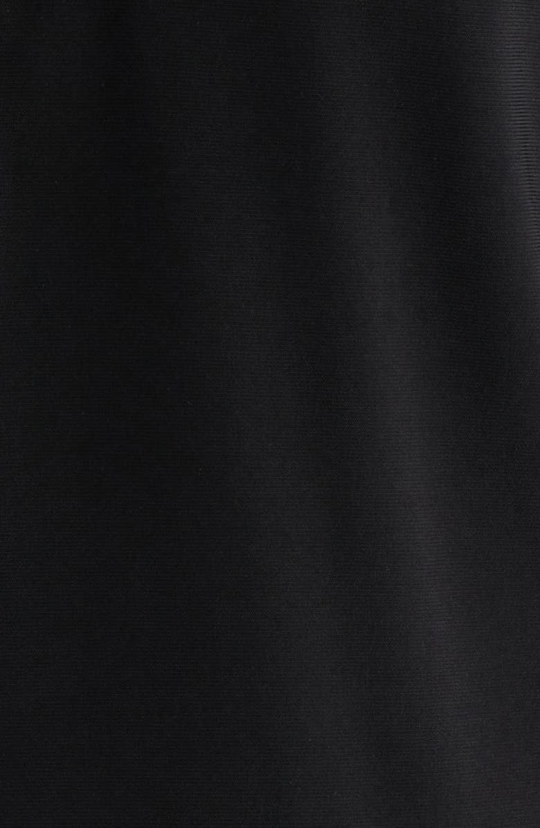 Anne Klein Pleat Neck Bell Sleeve Top, Alternate, color, Anne Black