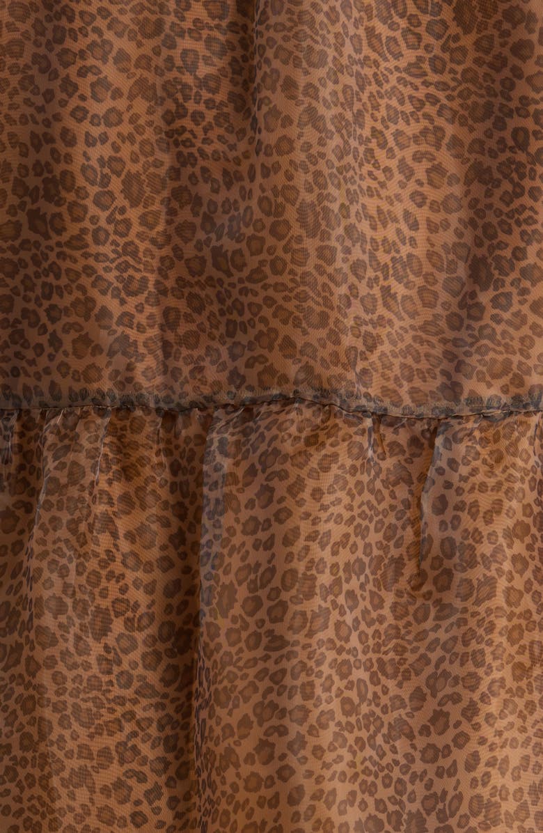 SUGARLIPS Leopard Shift Dress, Alternate, color, 