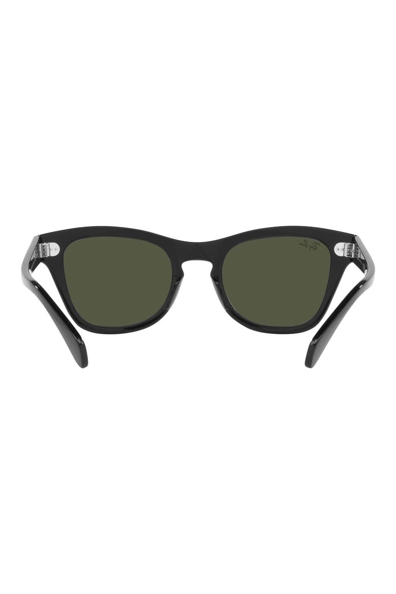 50mm Square Sunglasses, Alternate, color, BLACK