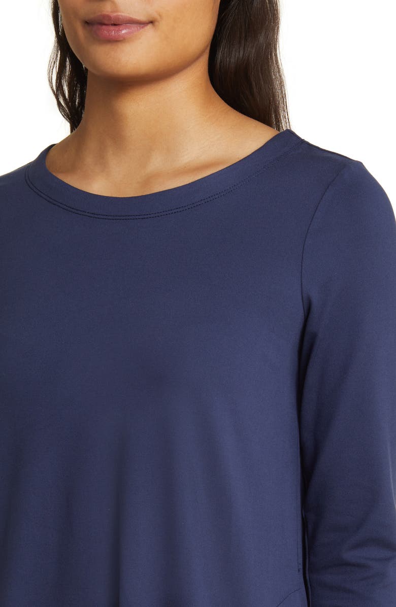 Lilly Pulitzer<sup>®</sup> Solia Downtime UPF 50+ Jersey Shift Dress, Alternate, color, 