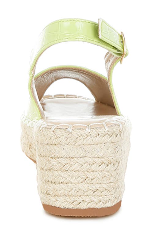 London Rag Yarael Espadrille Sandal In Green