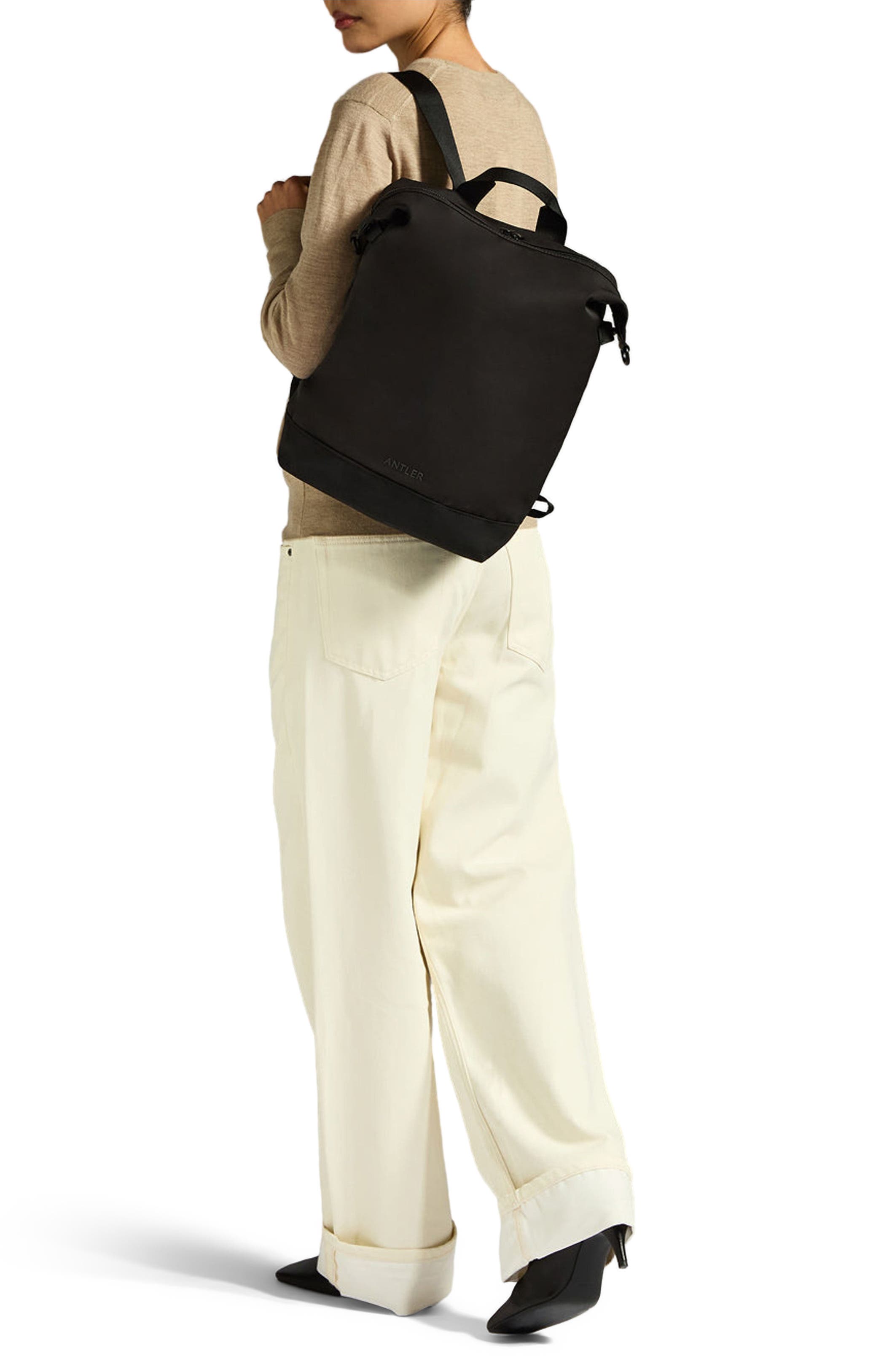 Icon 2-in-1 Tote Backpack, Alternate, color, Black