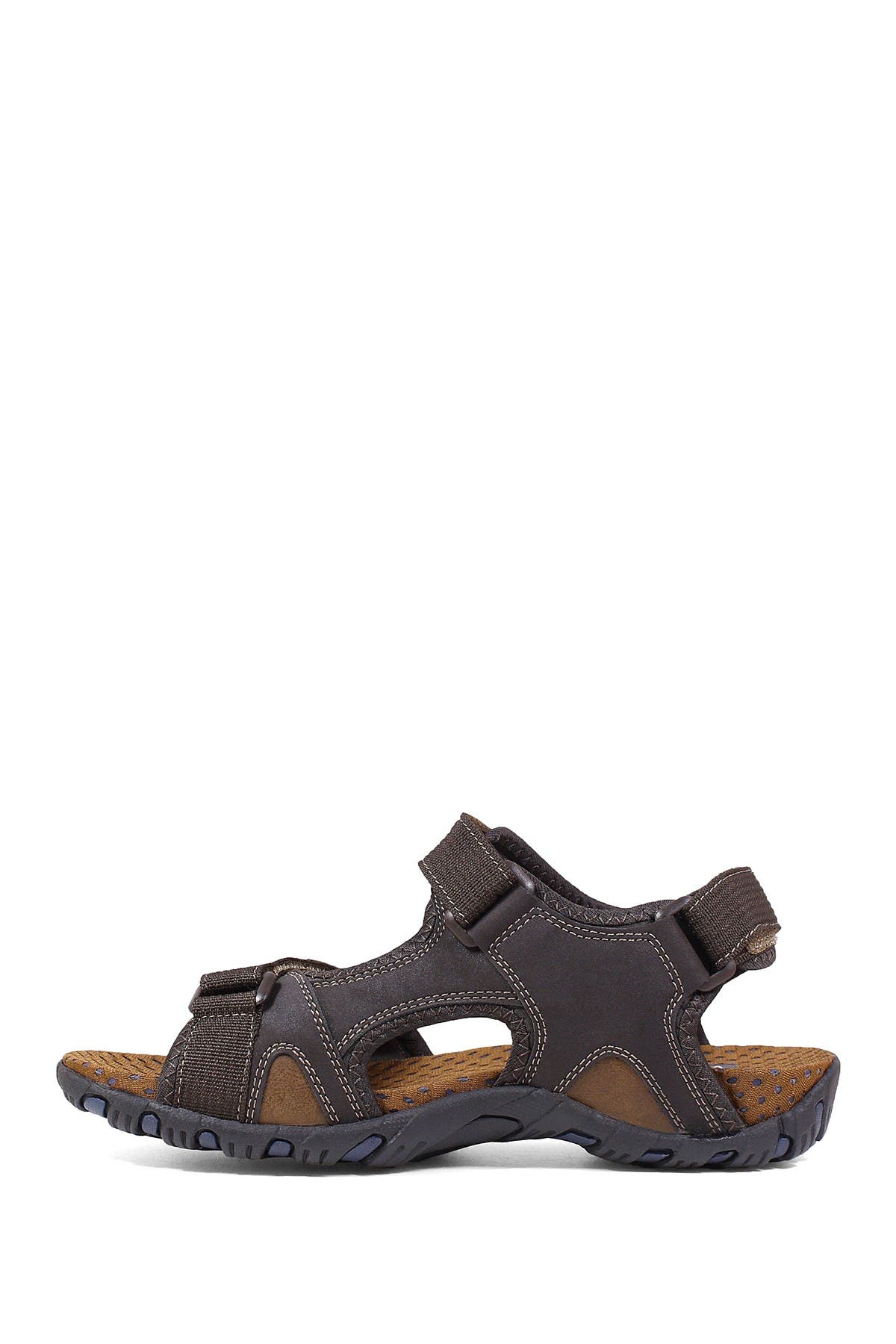 NUNN BUSH Rio Bravo Open Toe River Sandal - Wide Width Available, Alternate, color, Brown