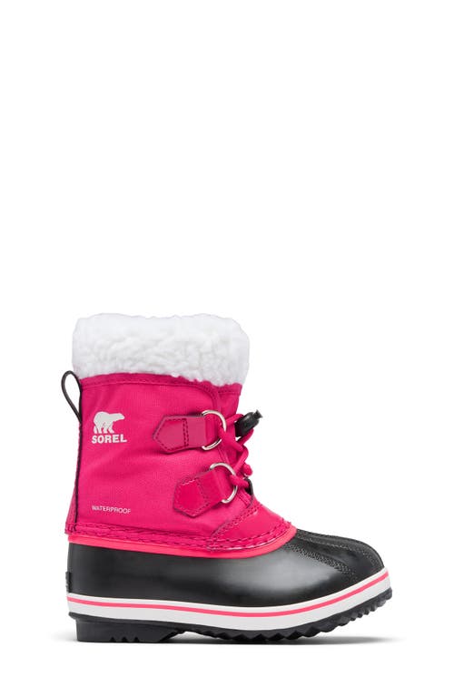 Sorel Kids' Yoot Pac Waterproof Snow Boot In Bright Rose