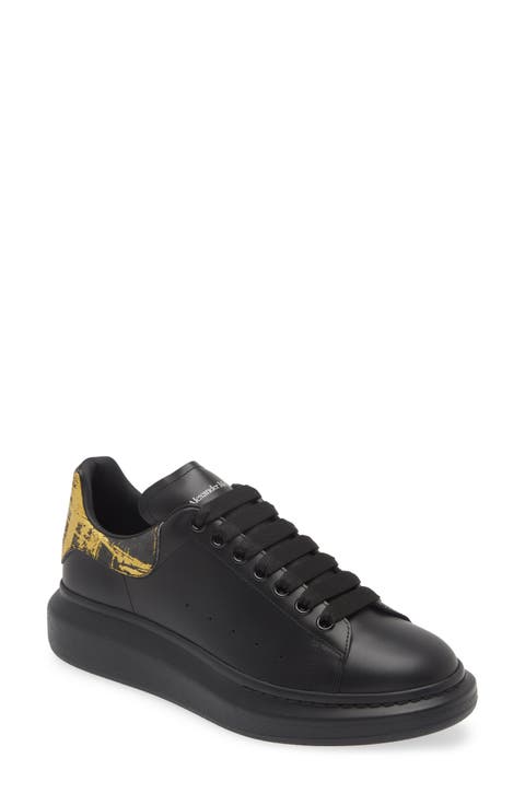 スニーカー ALEXANDER MCQUEEN Sneakers Men Leather White/Black Alexander McQueen | Shoes | Mens Alexander Mcqueen Oversized