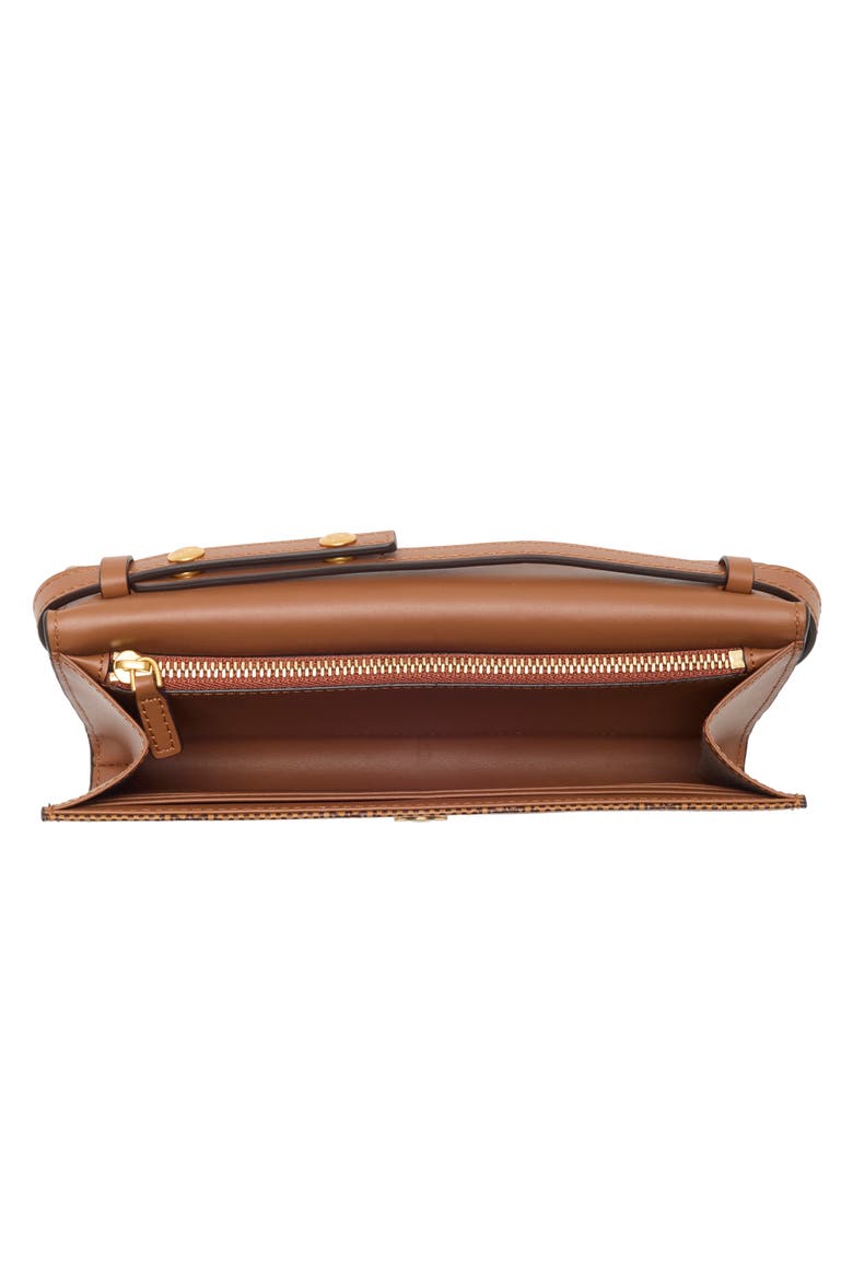 Himmel Lauretos Wallet On a Strap, Alternate, color, COGNAC