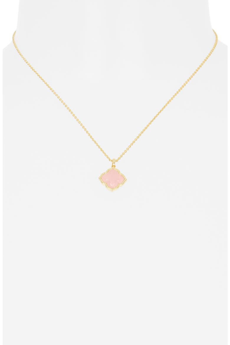 Mallory Pendant Necklace, Alternate, color, GOLD ROSE QUARTZ