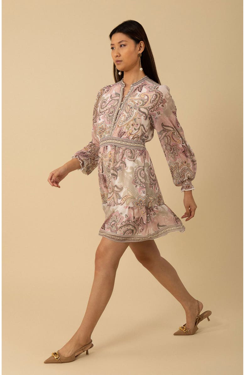 Halebob Shelby Chiffon Short Dress, Alternate, color,