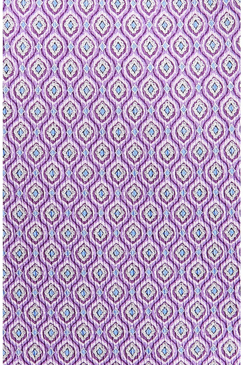 Jacquard Silk Tie, Alternate, color, PURPLE