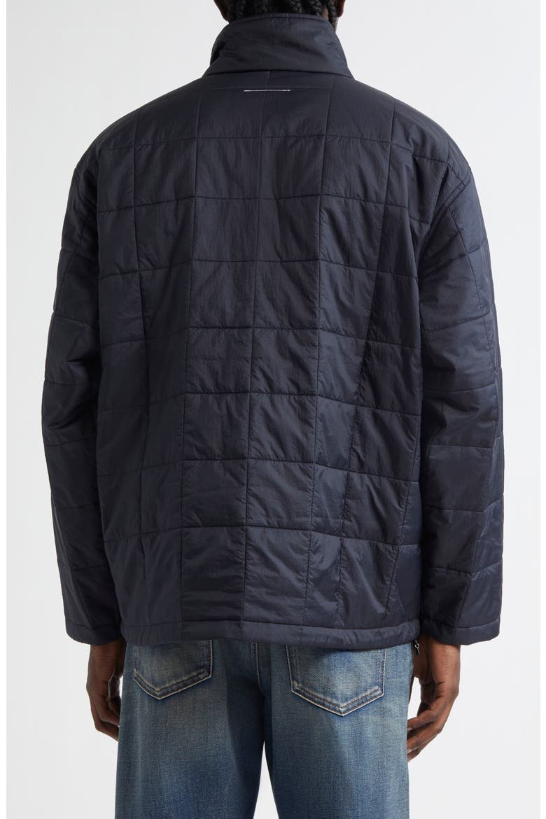 x Salomon Box Quilted Quarter Zip Jacket, Alternate, color, BLACK