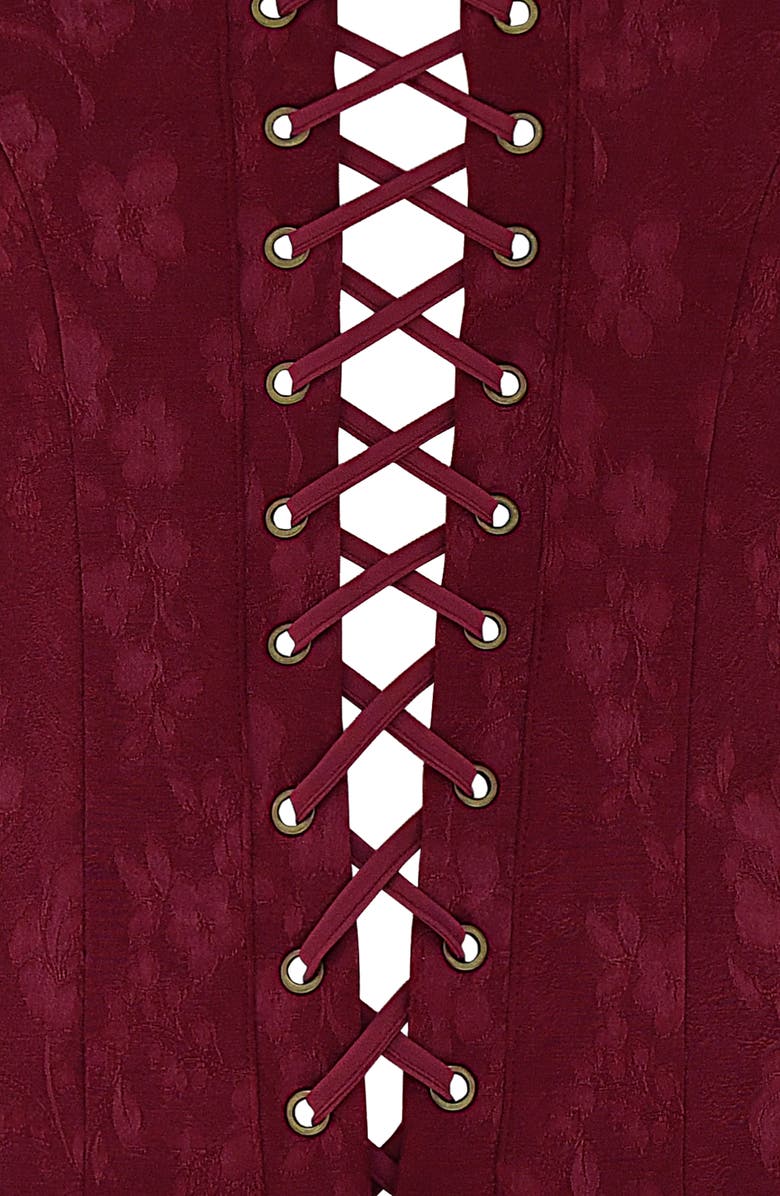 HOUSE OF CB Parisa Lace-Up Corset Top, Alternate, color, 