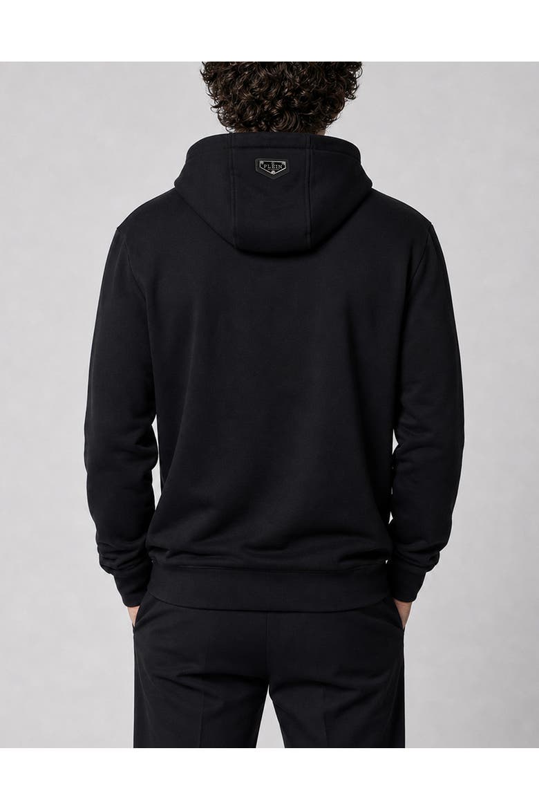 Hoodie Sweatshirt Teddy Men, Alternate, color, black