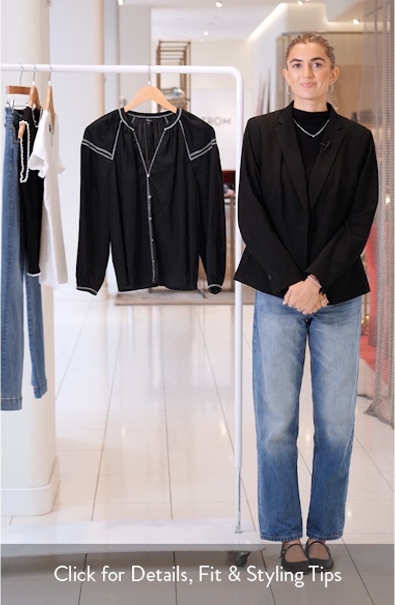 Vasia Embroidered Top, sales video thumbnail