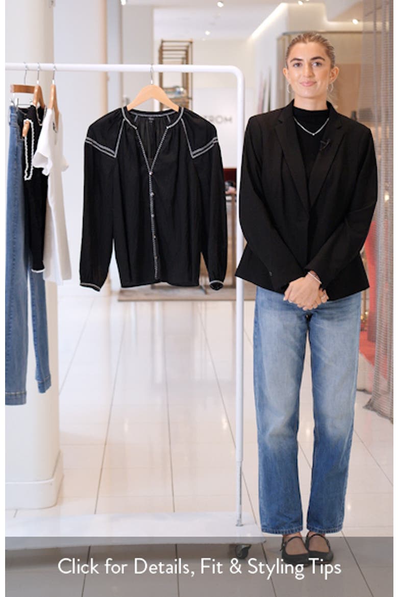 Vasia Embroidered Top video
