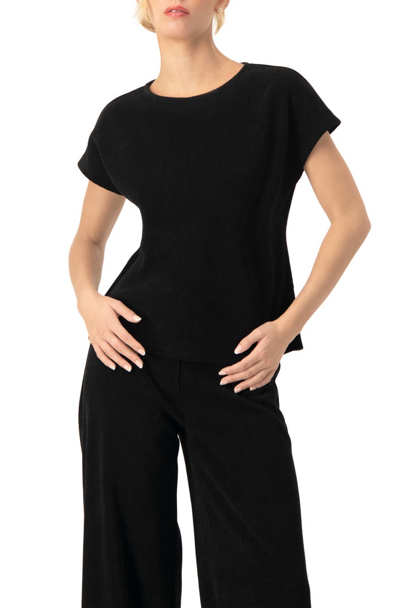IVONNE Corduroy Off-Shoulder Top, Main, color,