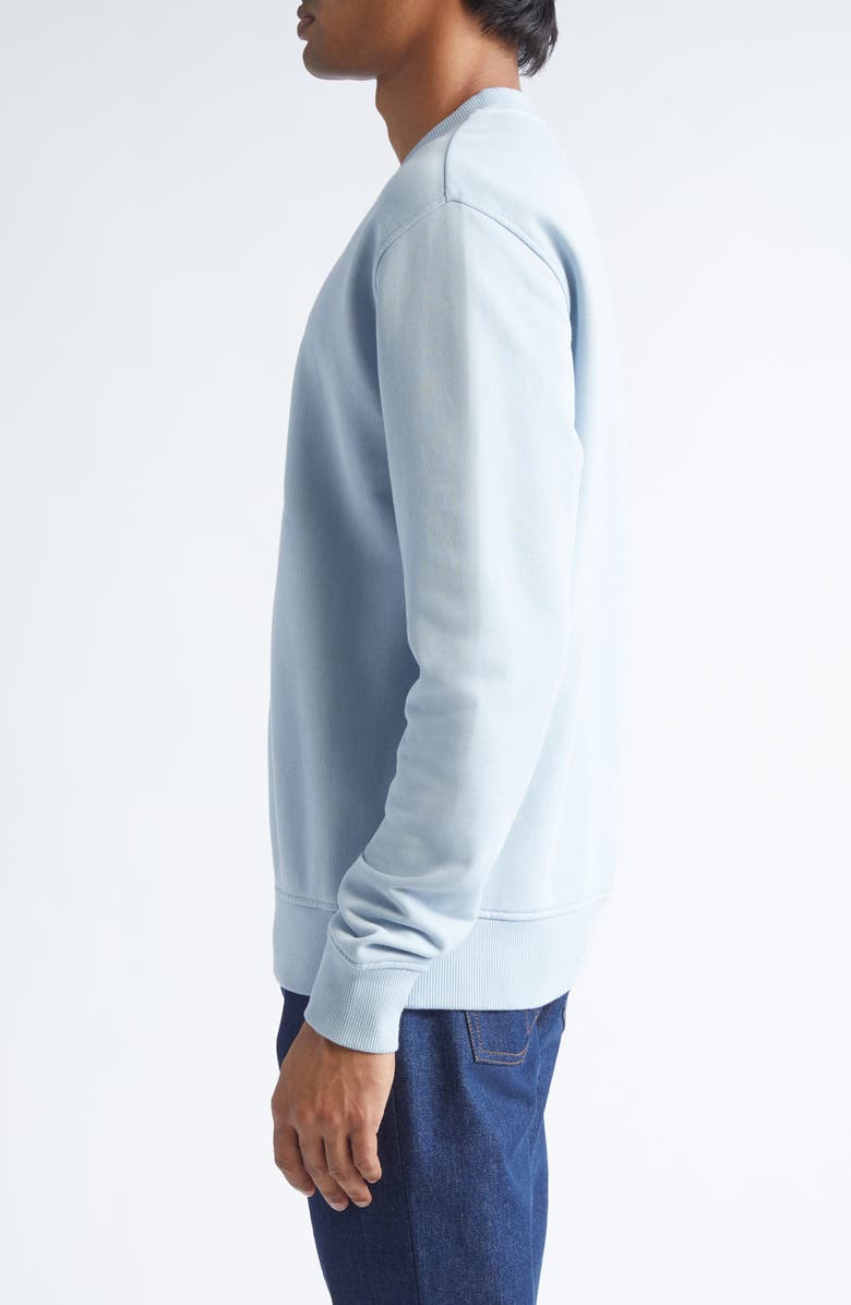 AMI PARIS Molleton Ami de Coeur Sweatshirt, Alternate, color, Sky