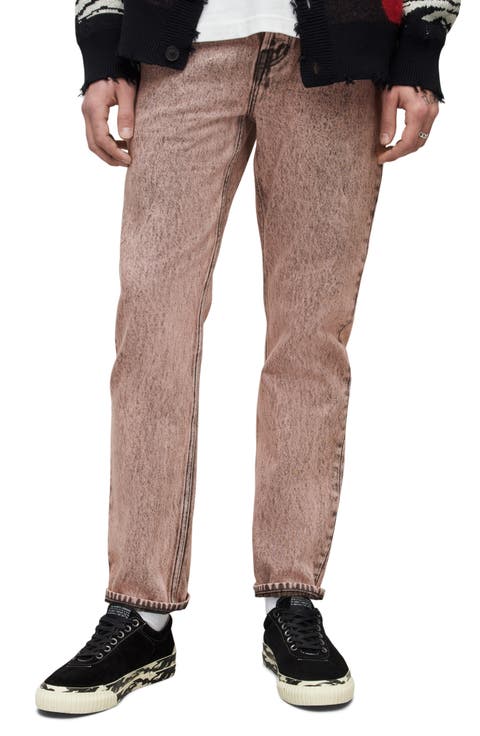 Curtis Overdye Slim Fit Jeans (Ash Pink)