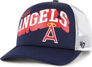 '47 Men's '47 Navy Los Angeles Angels Meander Foam Trucker Snapback Hat