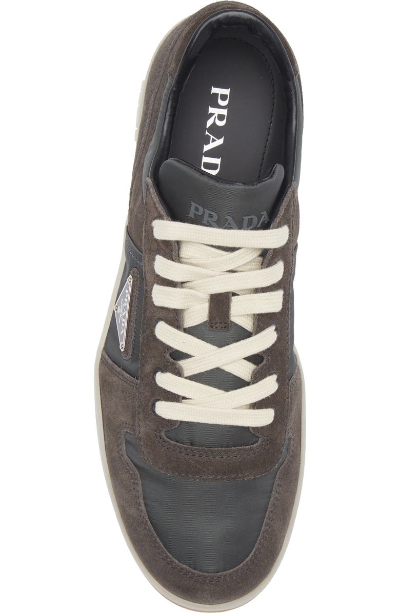 Prada Downtown Low Top Sneaker, Alternate, color, Ematte