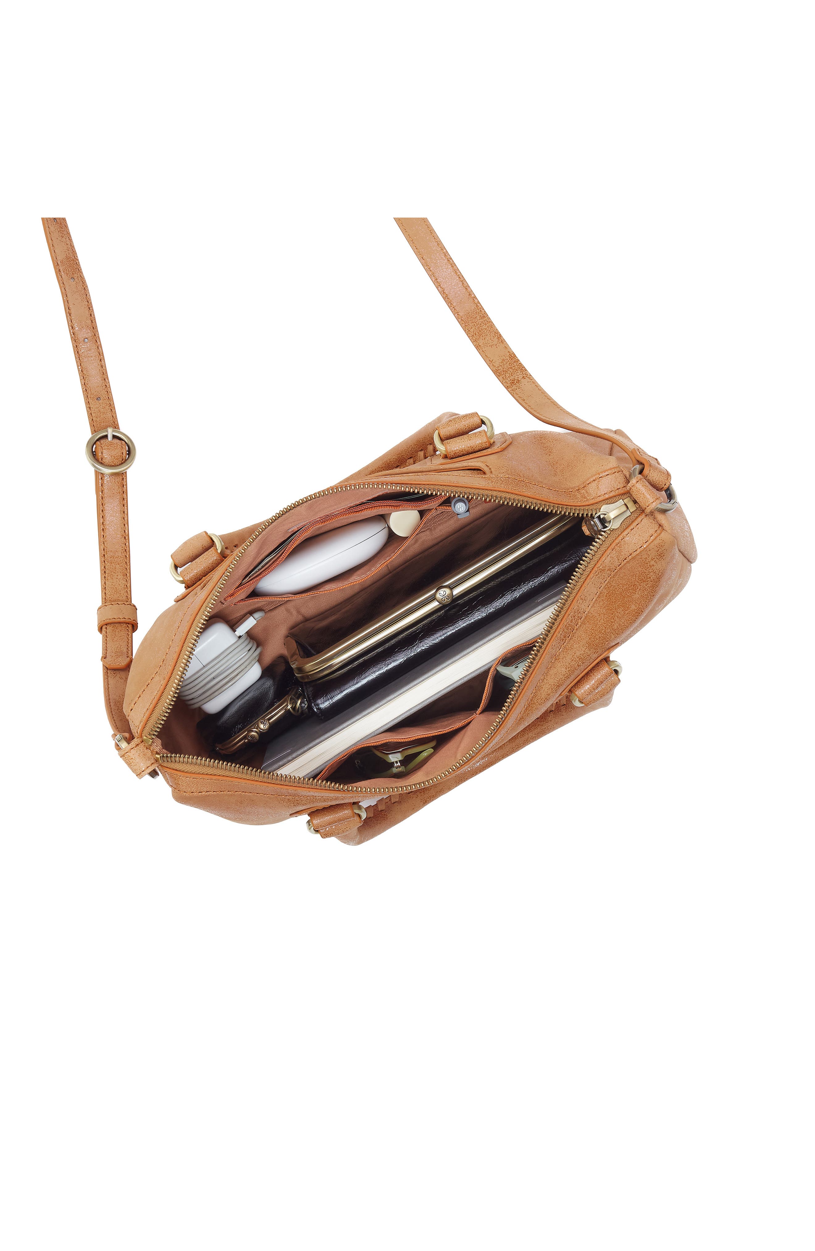 HOBO Expedition Leather Satchel, Alternate, color, Whiskey