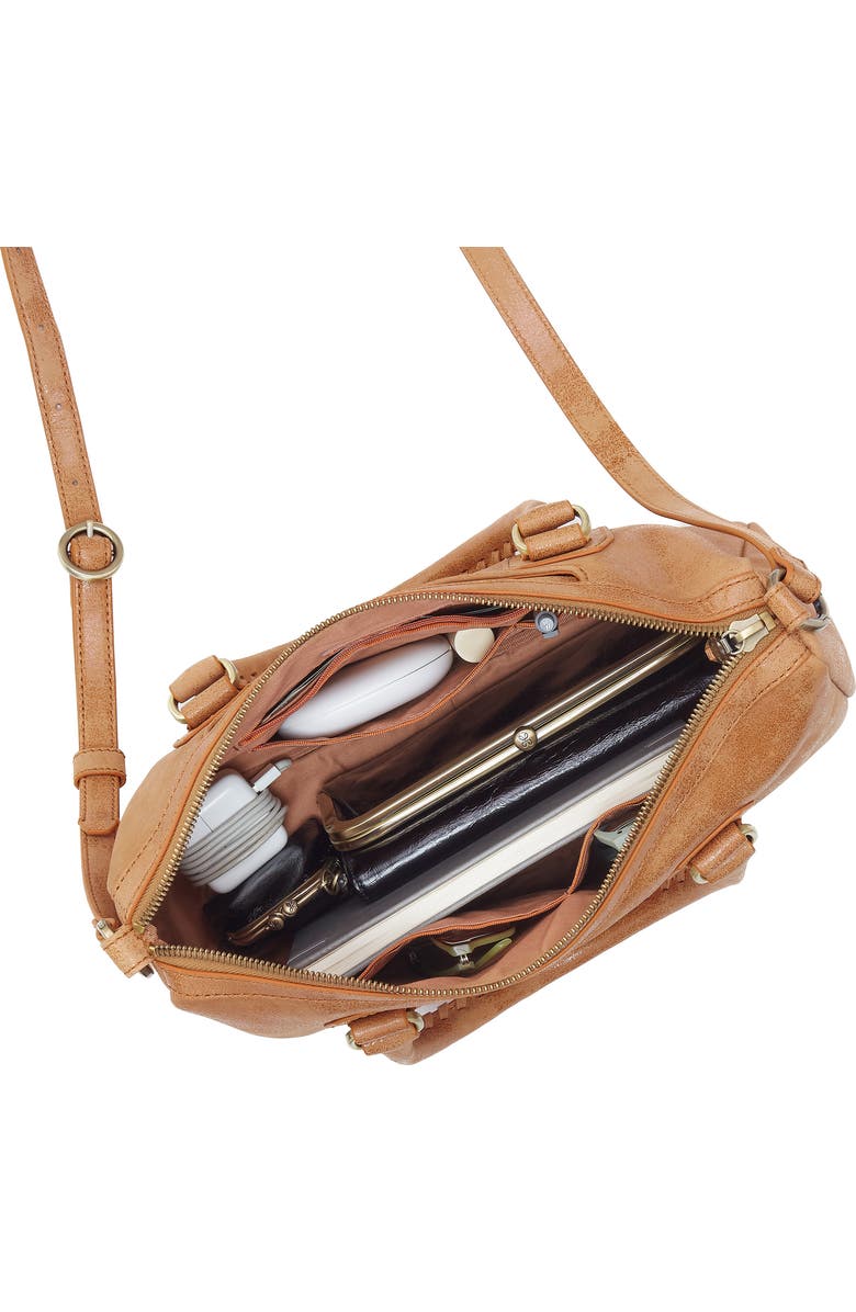 HOBO Expedition Leather Satchel, Alternate, color, Whiskey