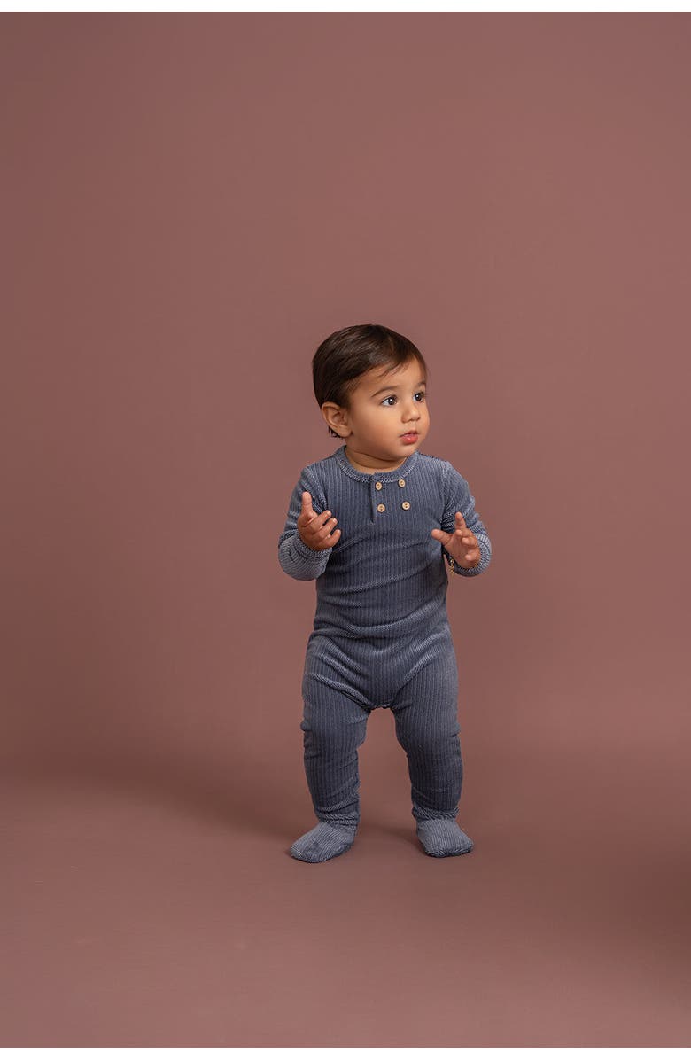 Whipped Cocoa Velour Front Button Romper, Alternate, color, Pink