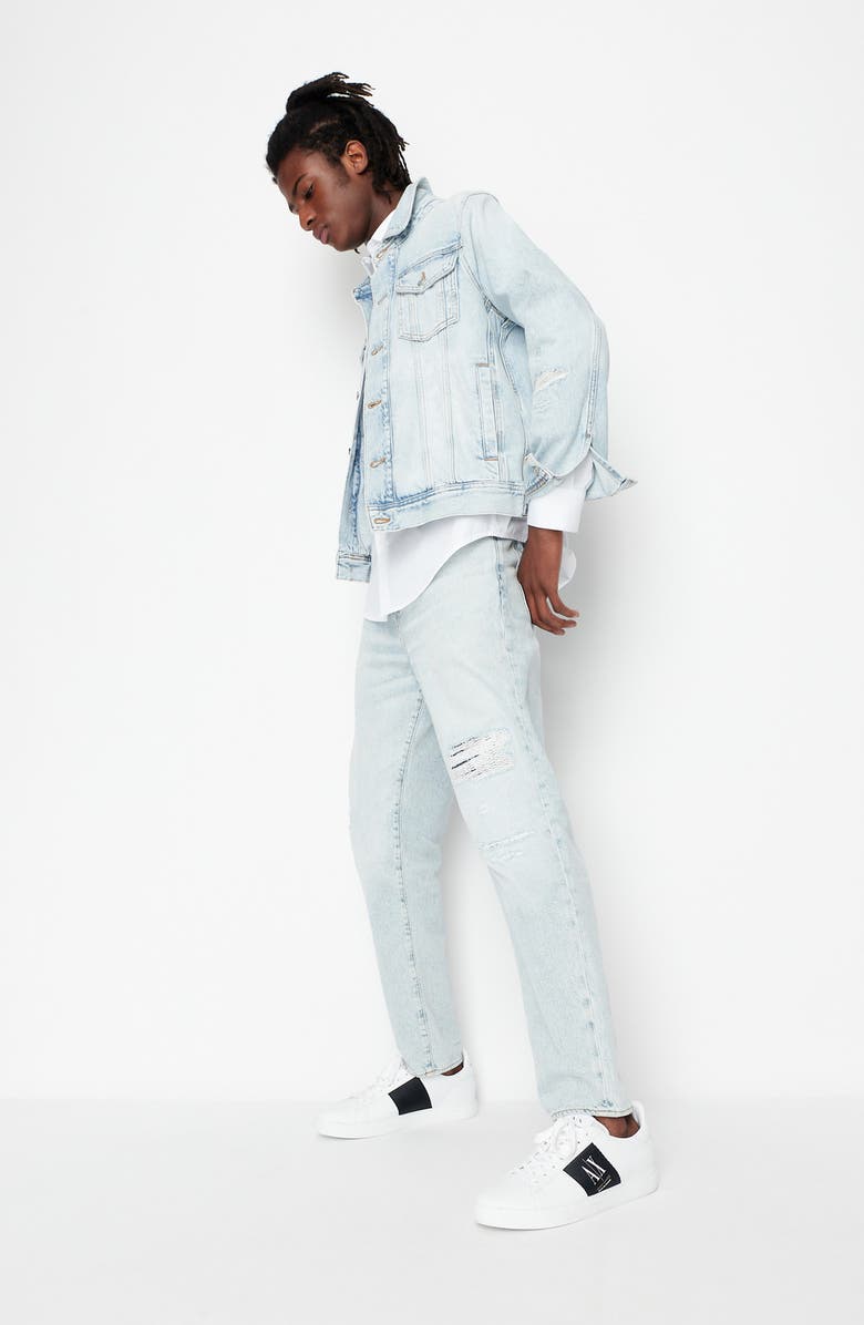 Armani Exchange Basics by Armani Cotton Button-Up Shirt, Alternate, color,