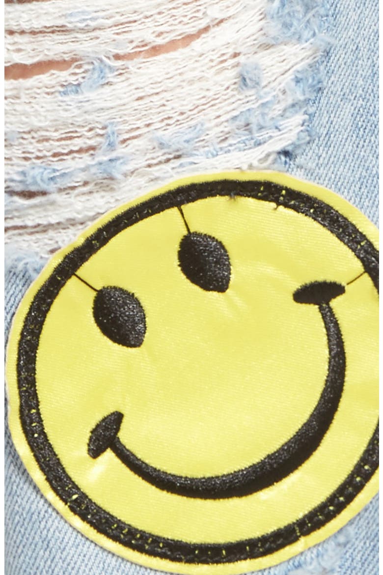 'Tomboy Skinny' Patched Jeans, Alternate, color, WEST TOPANGA