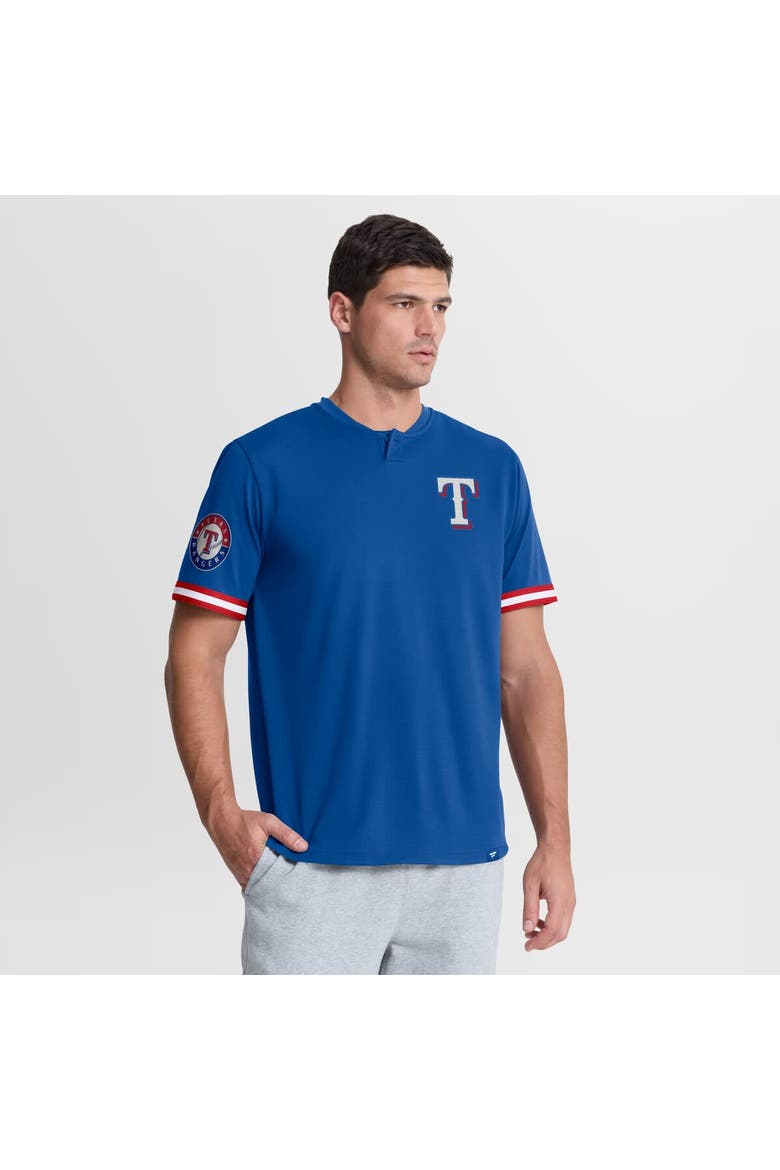 Men's Fanatics  Royal Texas Rangers Walk Off Shirt, Main, color, Royal