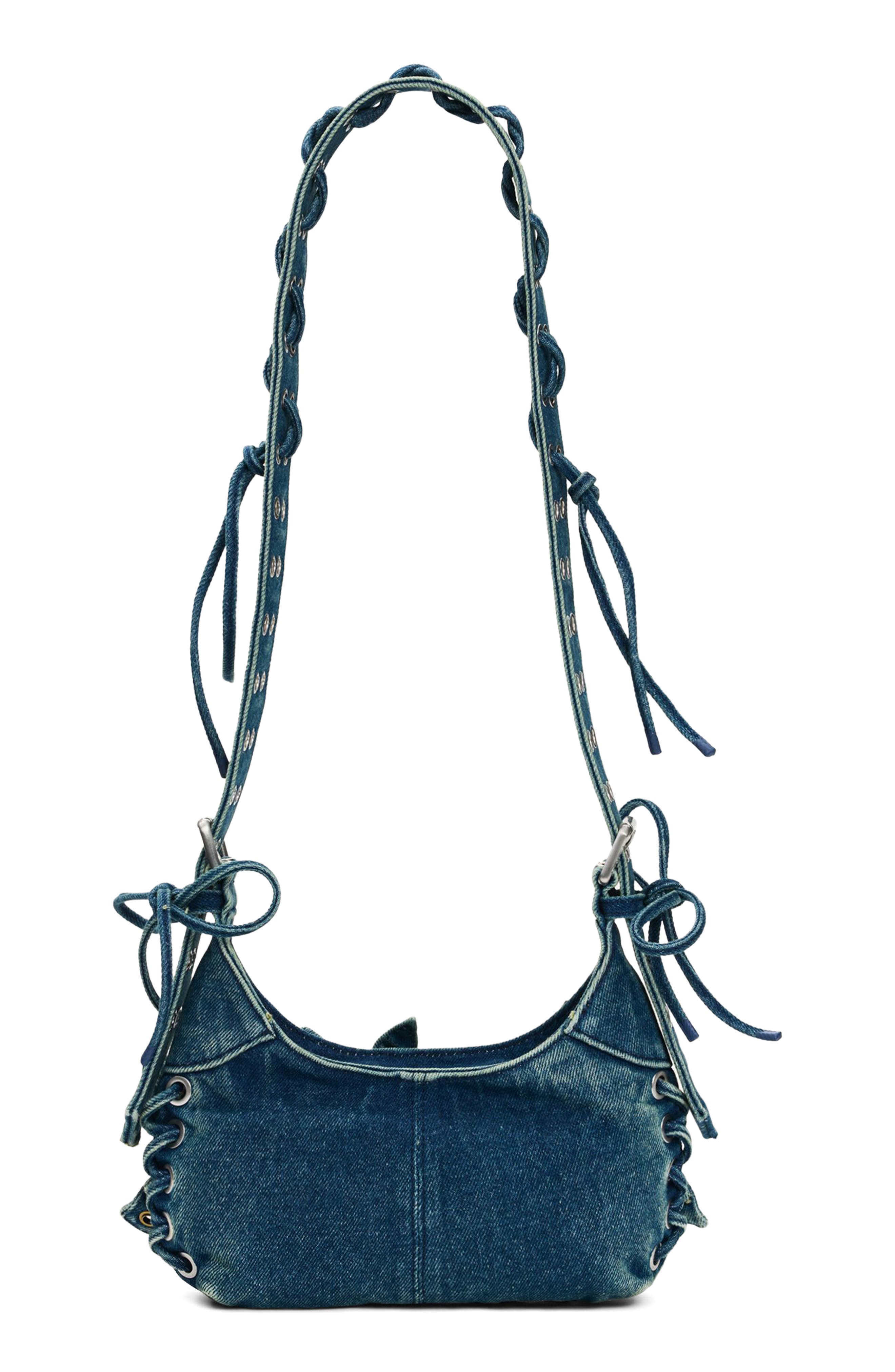 Desigual Denim Shoulder Bag, Alternate, color, 