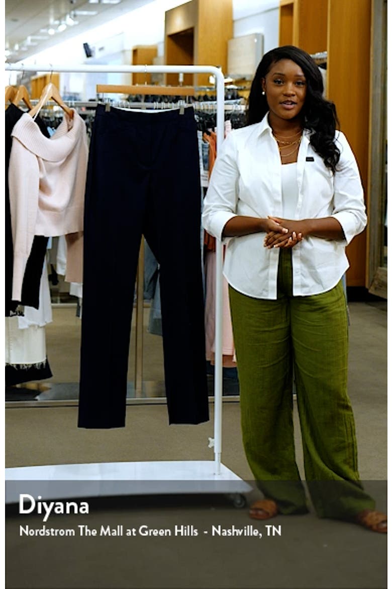 Teana Straight Leg Wool Pants video