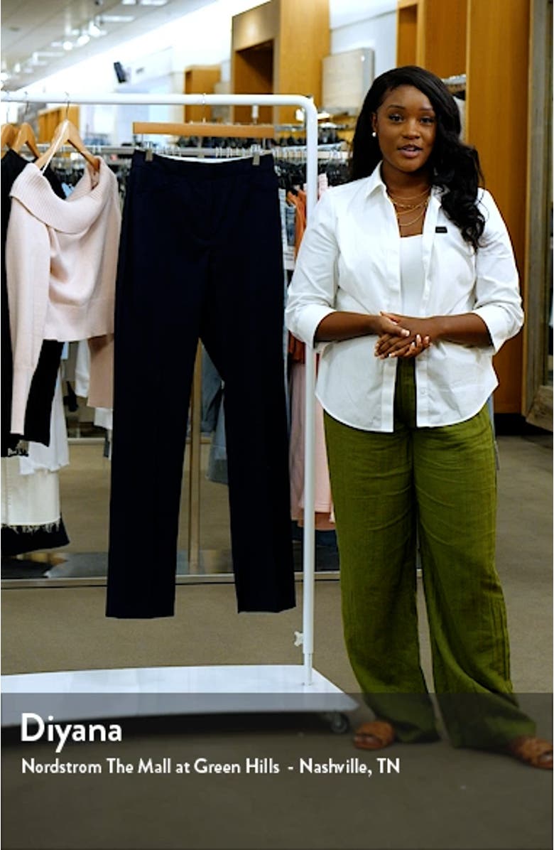 Teana Straight Leg Wool Pants, sales video thumbnail