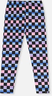 Deux par Deux Checkered Stretch Jersey Leggings