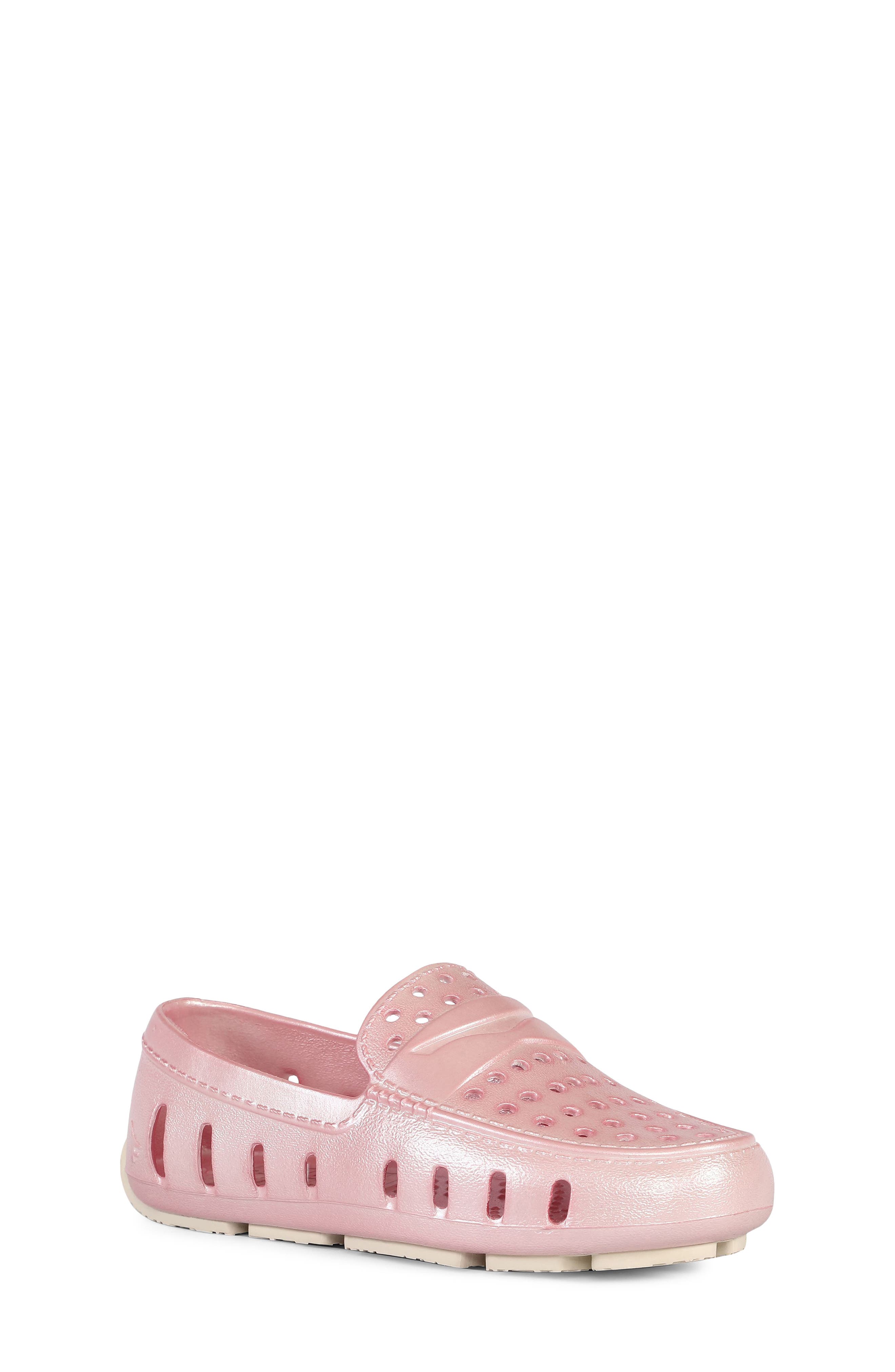 Kids' Prodigy Gender Inclusive Water Friendly Loafer, Main, color, PINK METALLIC/CREAM