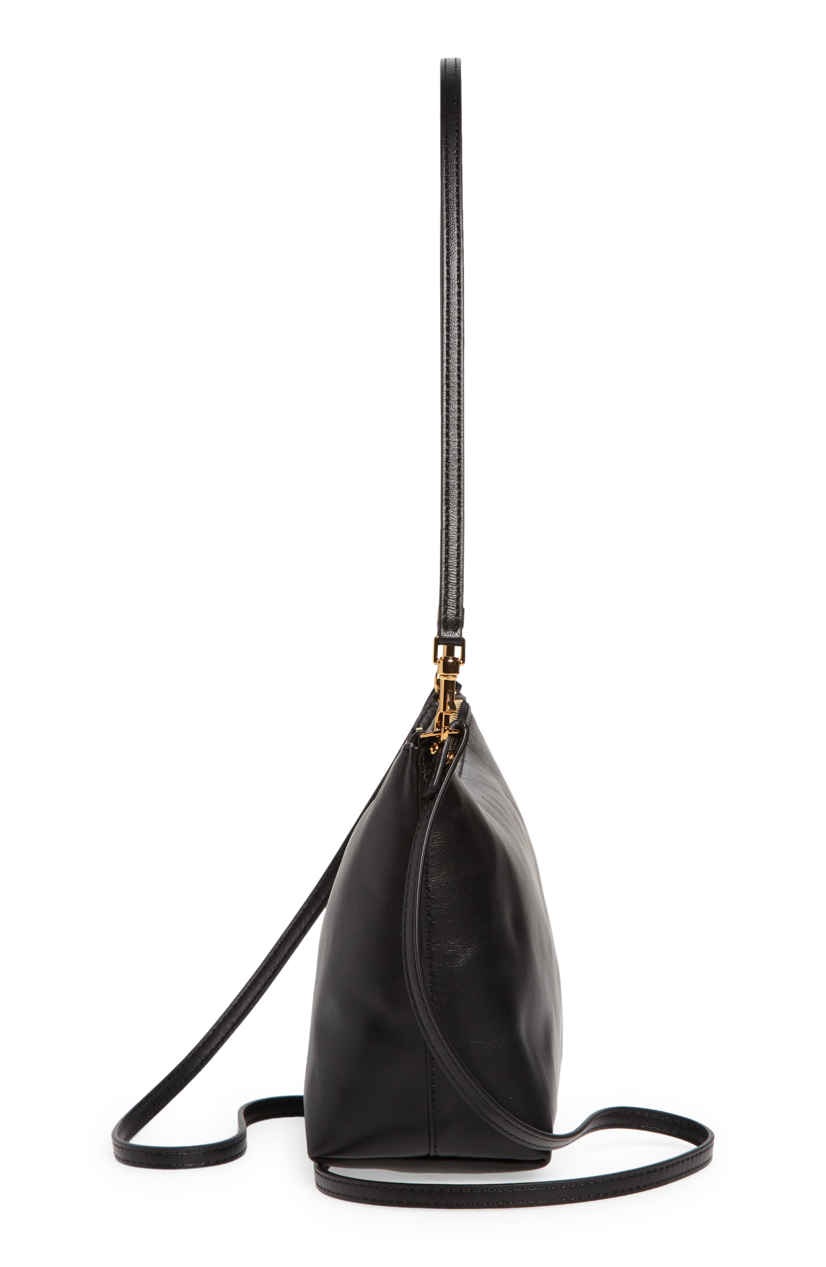 Mansur Gavriel Hera Leather Shoulder Bag, Alternate, color, 