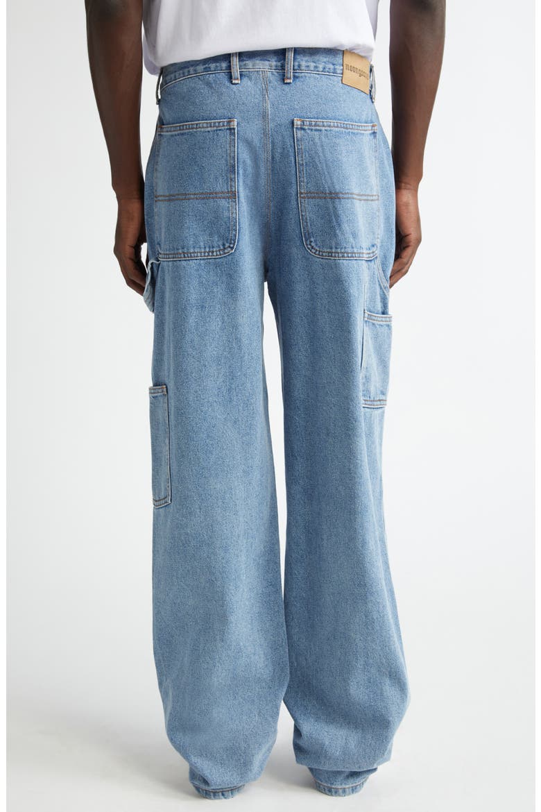 Throttle Straight Leg Carpenter Jeans, Alternate, color, MEDIUM WASH BLUE