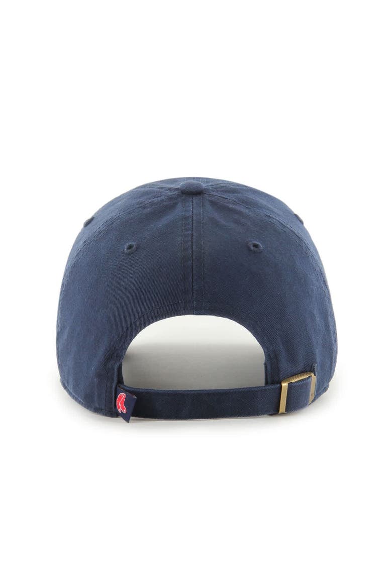 Men's '47  Navy Boston Red Sox Primary Logo Clean Up Adjustable Hat, Alternate, color, Navy