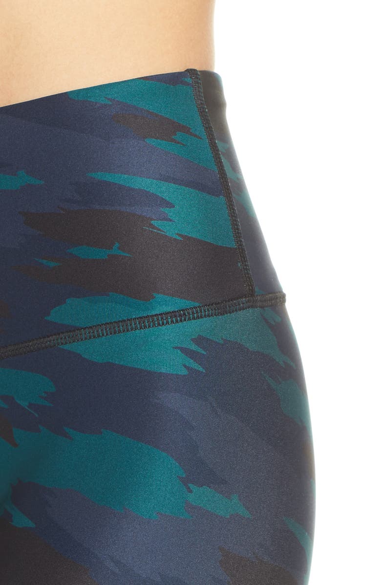 Soul by SoulCycle High Waist Camo Tights, Alternate, color,