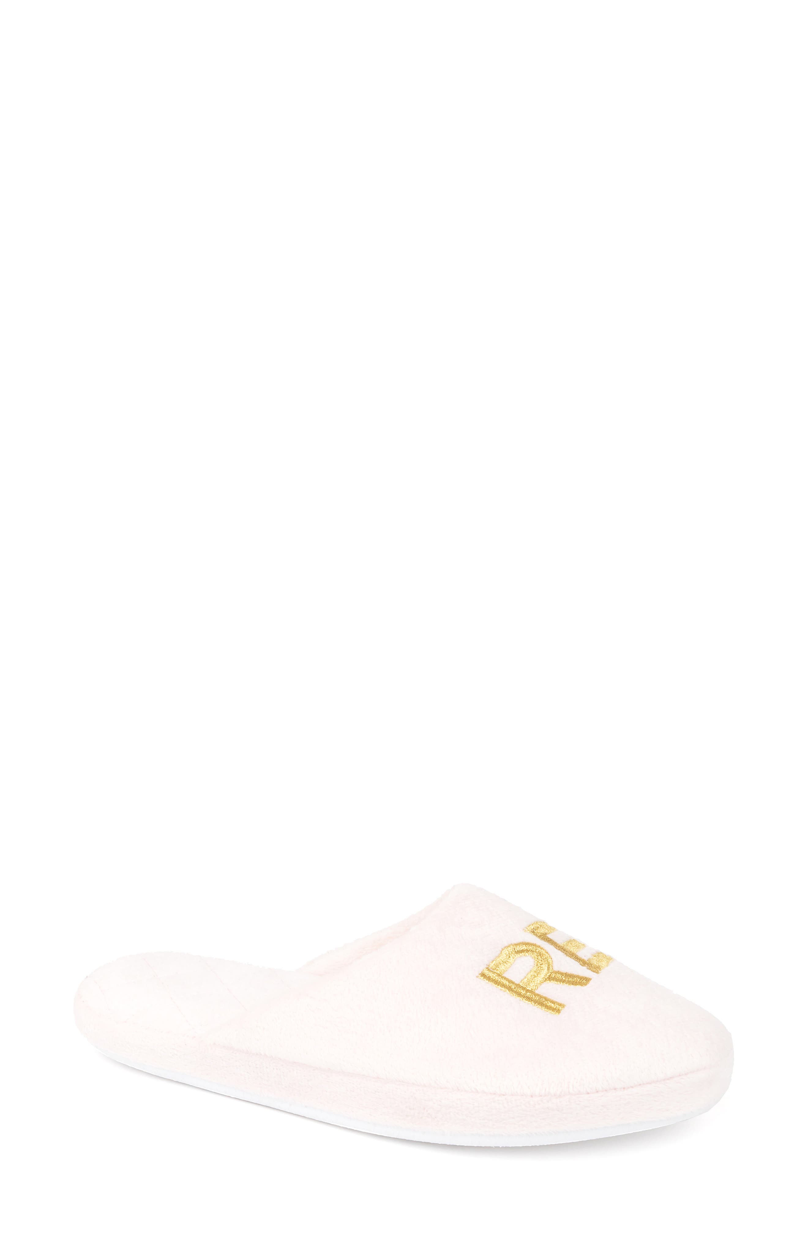 Relax Slipper, Alternate, color, PINK FABRIC