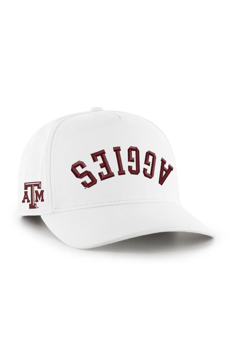 '47 Men's '47 White Texas A&M Aggies Flip Script Hitch Adjustable Hat, Main, color, 
