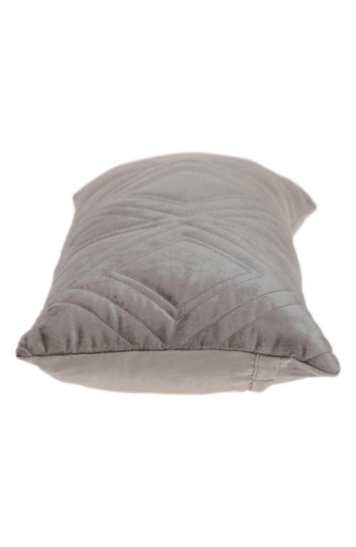 Parkland Collection Reta Velvet Throw Pillow In Taupe