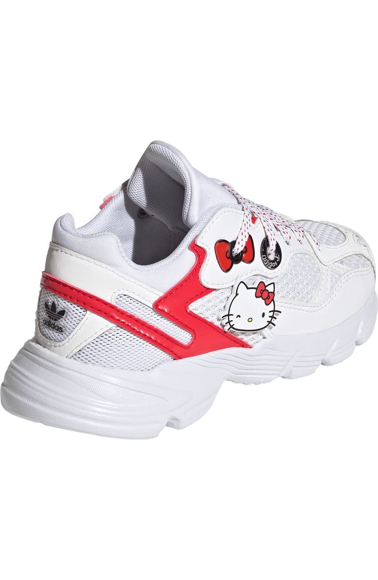 adidas x Hello Kitty Kids' Astir Sneaker, Alternate, color, White/ Red/ Black